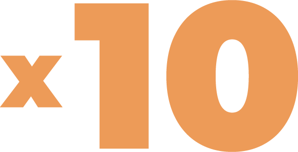 В 10 раз